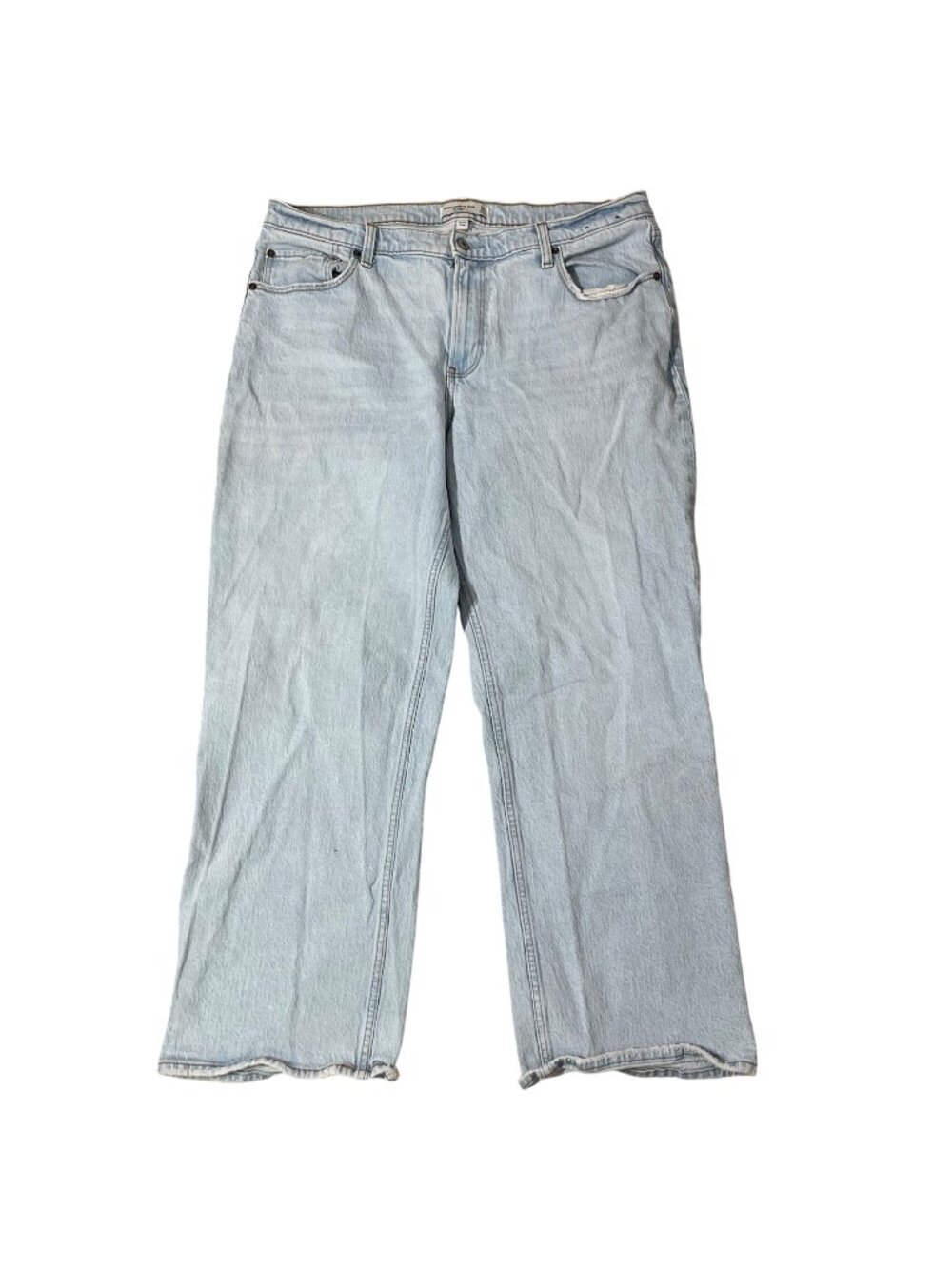 Abercrombie & Fitch The Baggy Low Rise Curve Love Jeans Sz 32/14S